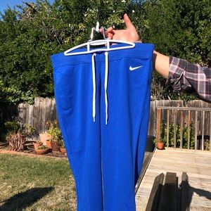 NWT Nike Royal Blue Fleece Sweatpants